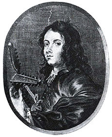 Jacques de Saint-Luc on a 1641 engraving by A. Vander Does (after Gerard Seghers)